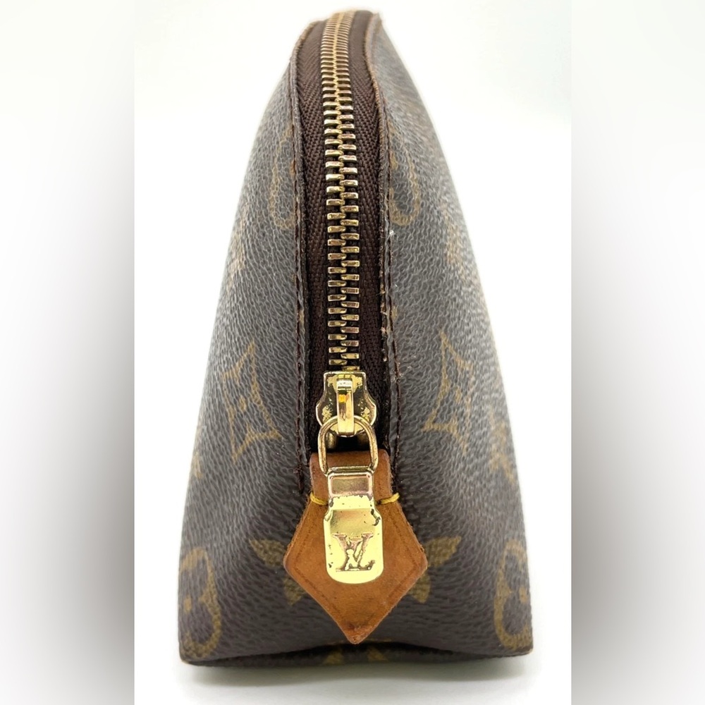 X SOLD X Auth LOUIS VUITTON Monogram Pochette Cosmetic Pouch - Picture 10 of 16